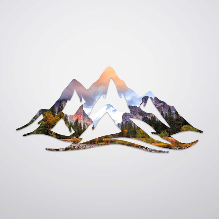 Yosemite Basin Mountain Range - Wall Art - MetalPlex