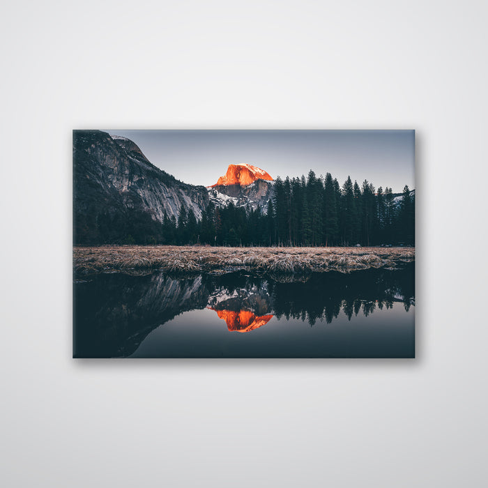Captivate your space with the breathtaking beauty of the Yosemite Sunset Print from Metalplex. This stunning metal wall art captures the vibrant hues of a Yosemite sunset, bringing nature's masterpiece into your home. Elevate your decor with this exquisite print that blends artistry and tranquility.
