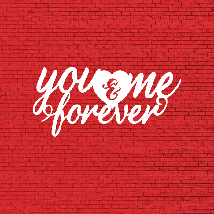 You and Me Forever - Metal Wall Art
