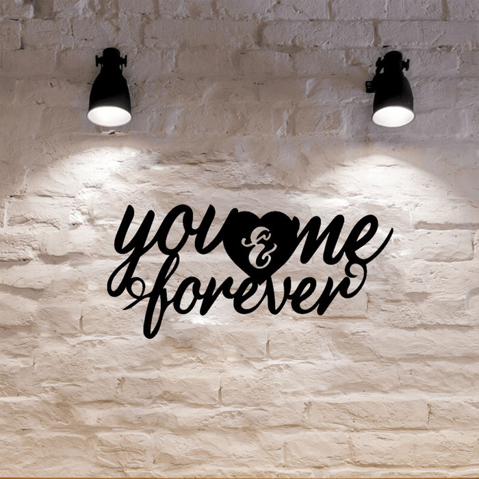 You and Me Forever - Metal Wall Art