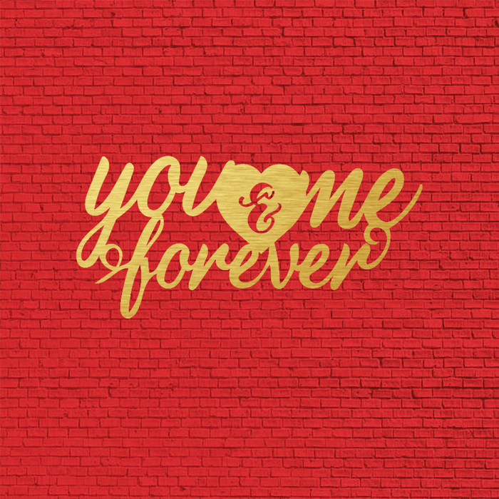 You and Me Forever - Metal Wall Art