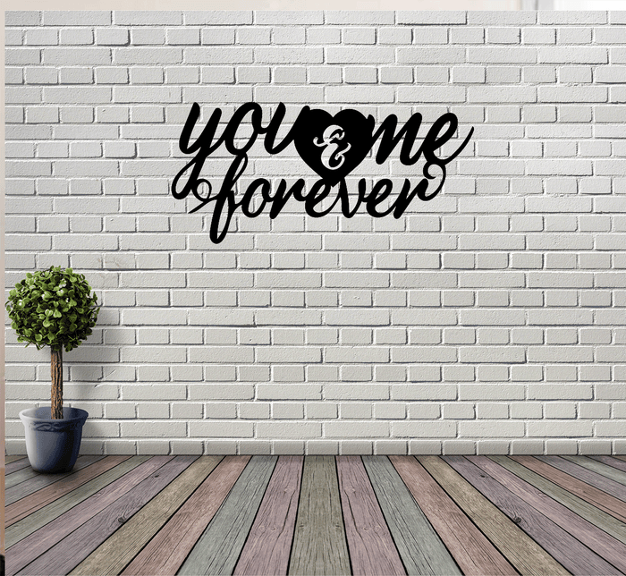 You and Me Forever - Metal Wall Art