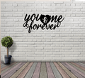 You and Me Forever - Metal Wall Art