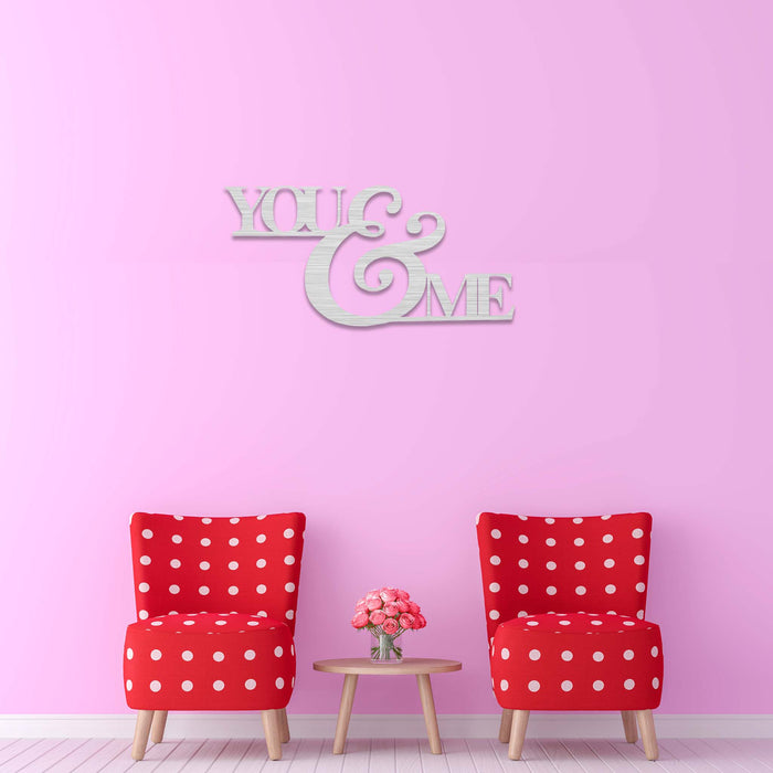 You & Me - Metal Wall Art - MetalPlex