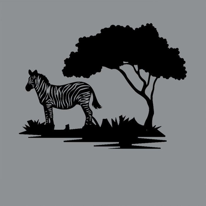 Zebra Tree - Metal Wall Art - MetalPlex