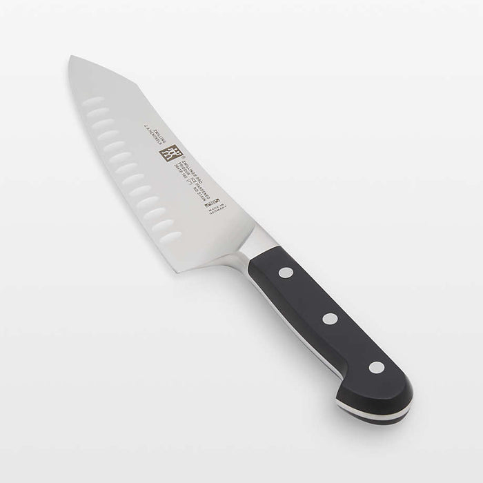 ZWILLING ® J.A. Henckels Pro 7" Hollow-Edge Rocking Santoku Knife